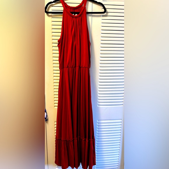 RACHEL ZOE Womens Coral Ruffled Spaghetti Strap Sweetheart Neckline Above The Knee Blouson Dress